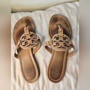 Tory Burch Miller Women's Thong Sandals Makeup Size 9.5